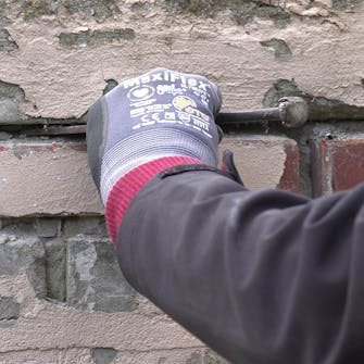 Frostsprængte mursten: Krads fugen ud Frostsprængte mursten: Krads fugen ud